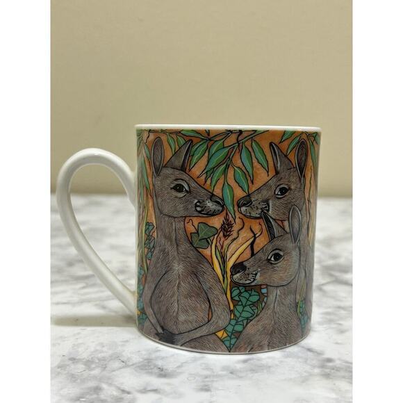 Australian Wildlife Collection Priscilla Parker Kanguru Mug Tea Porcelain 3.5" - Picture 4 of 9